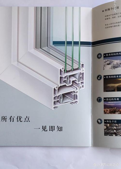 一种带有握钉条块的塑钢门窗型材的特征与应用